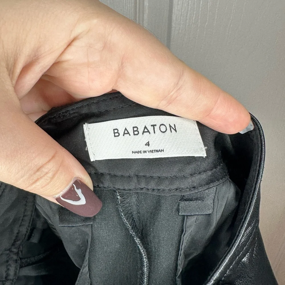 Babaton Vegan Leather Pant Sz.4 sold at Aritzia - Picture 6 of 7